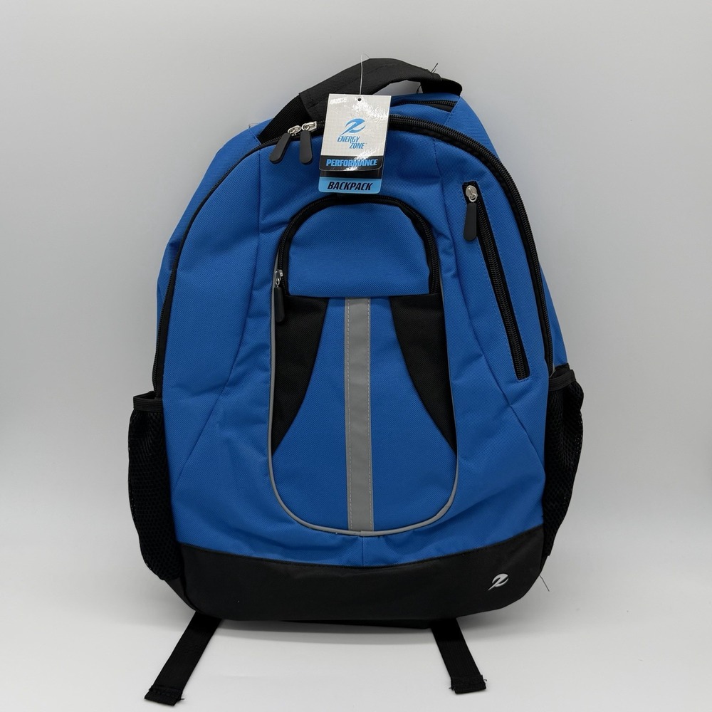 NWT Energy Zone Performance Cobalt Blue 17" Backpack School Travel Pack NEW